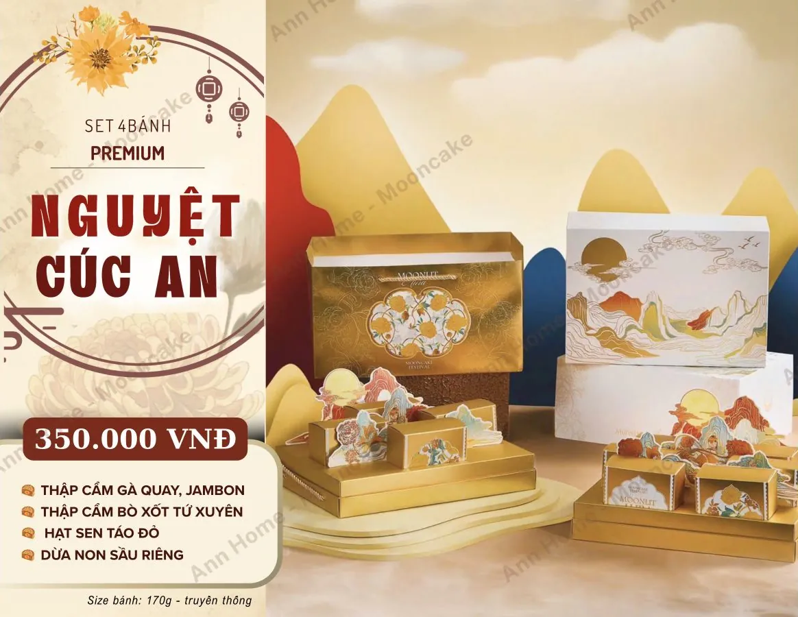 Set bánh Trung thu Nguyệt Cúc An - 350.000đ