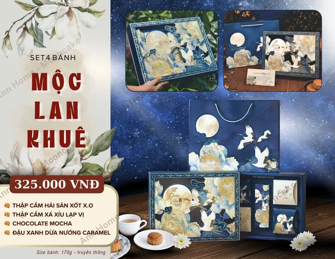 Set bánh Trung thu Mộc Lan Khuê - 325.000đ