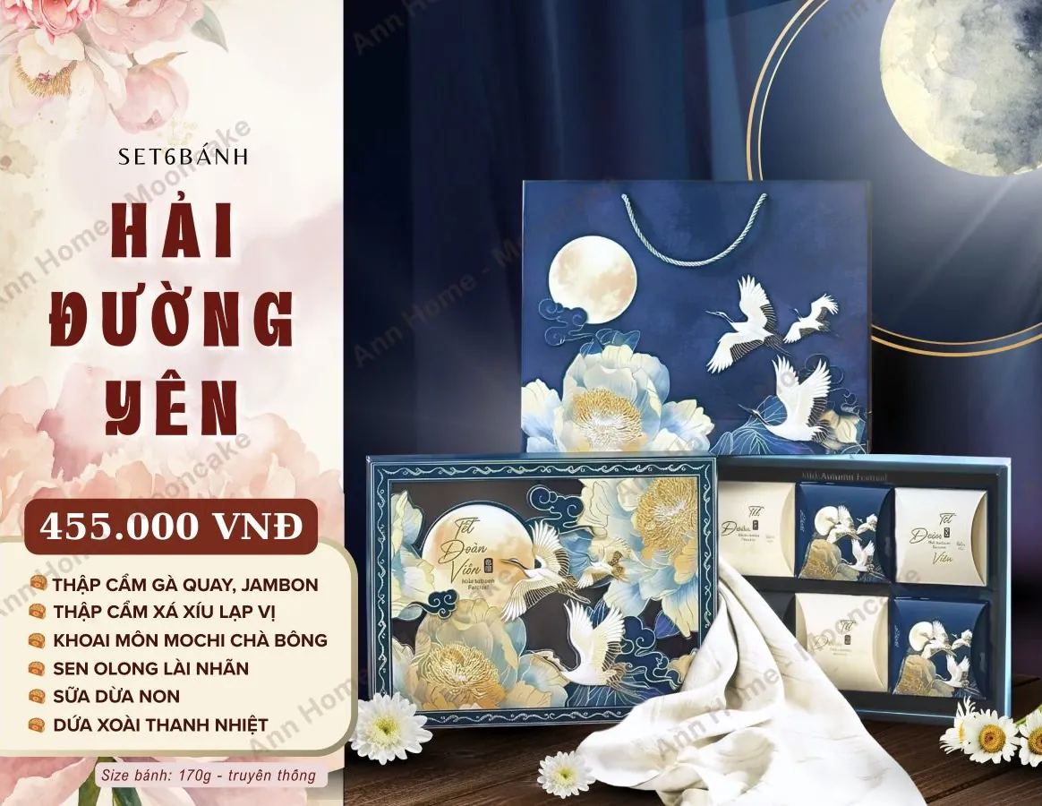 Set bánh Trung thu Hải Đường Yên - 455.000đ